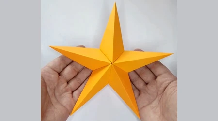 Let's make a star with origami