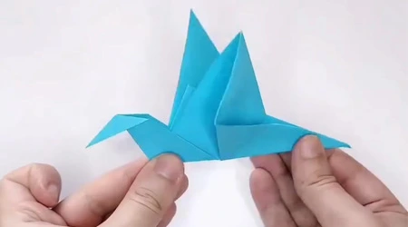 Let's make a bird with origami