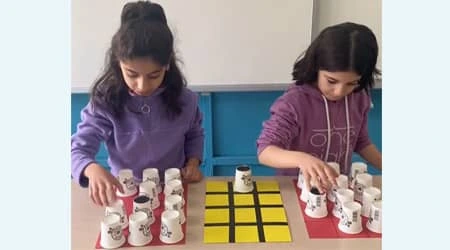 Pattern Matching Activity with Paper Cups