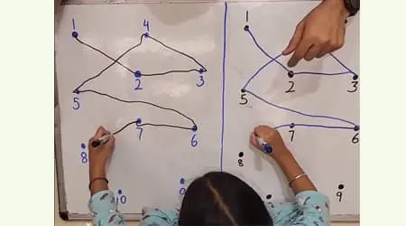 Right and left brain activity 7: Combine number array